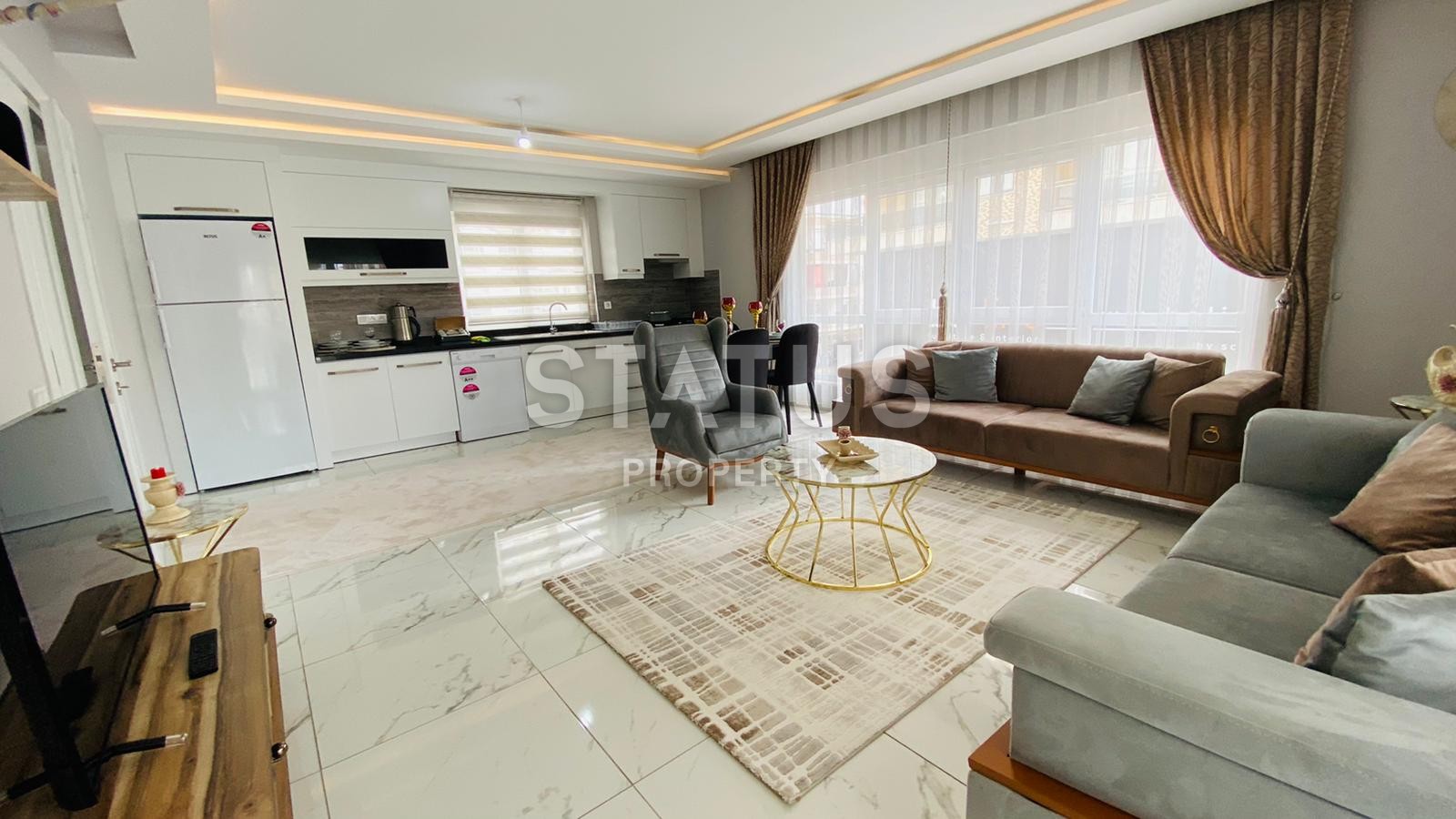 Квартира 2+1 с новой мебелью в Махмутларе, 120 м2. фото 7