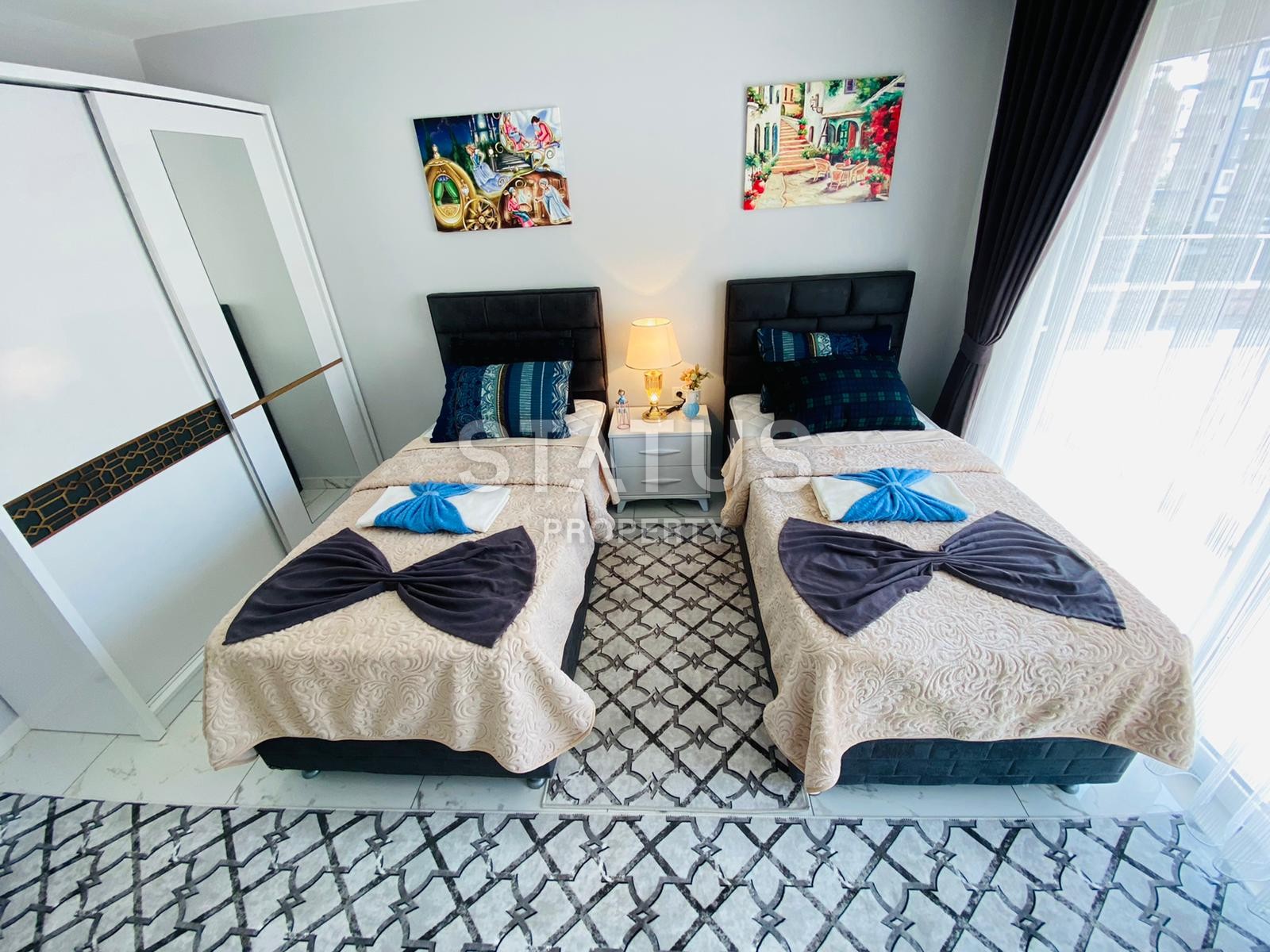 Трехкомнатная квартира с мебелью с большой террасой, 120 м2 фото 15