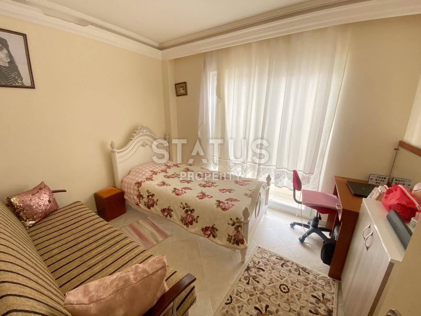 Трехкомнатные апартаменты с видом на море и город в Джикджили, 110м2 фото 7