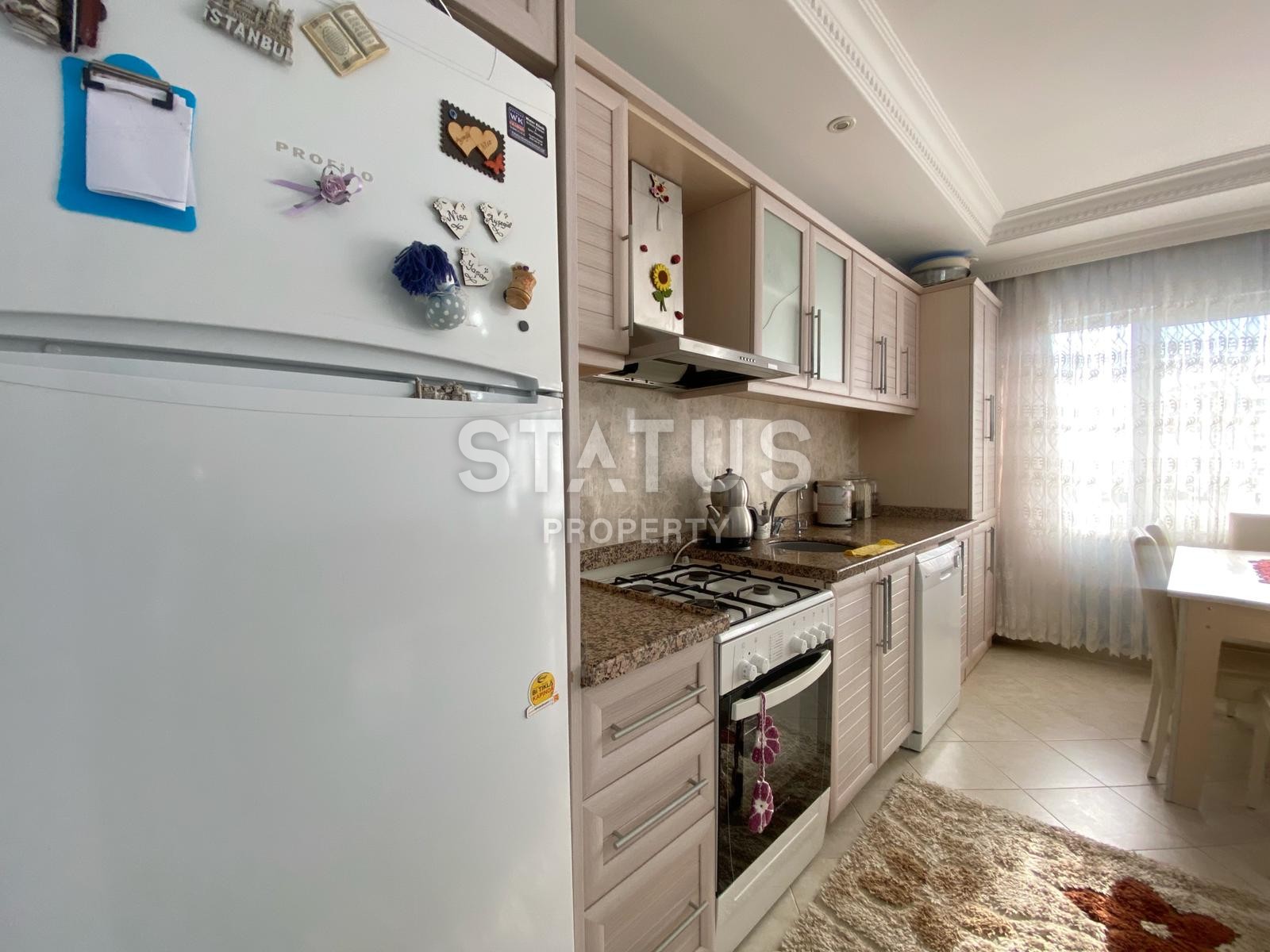 Трехкомнатные апартаменты с видом на море и город в Джикджили, 110м2 фото 9