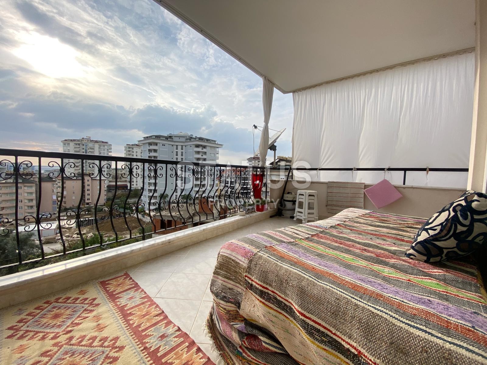 Трехкомнатные апартаменты с видом на море и город в Джикджили, 110м2 фото 16