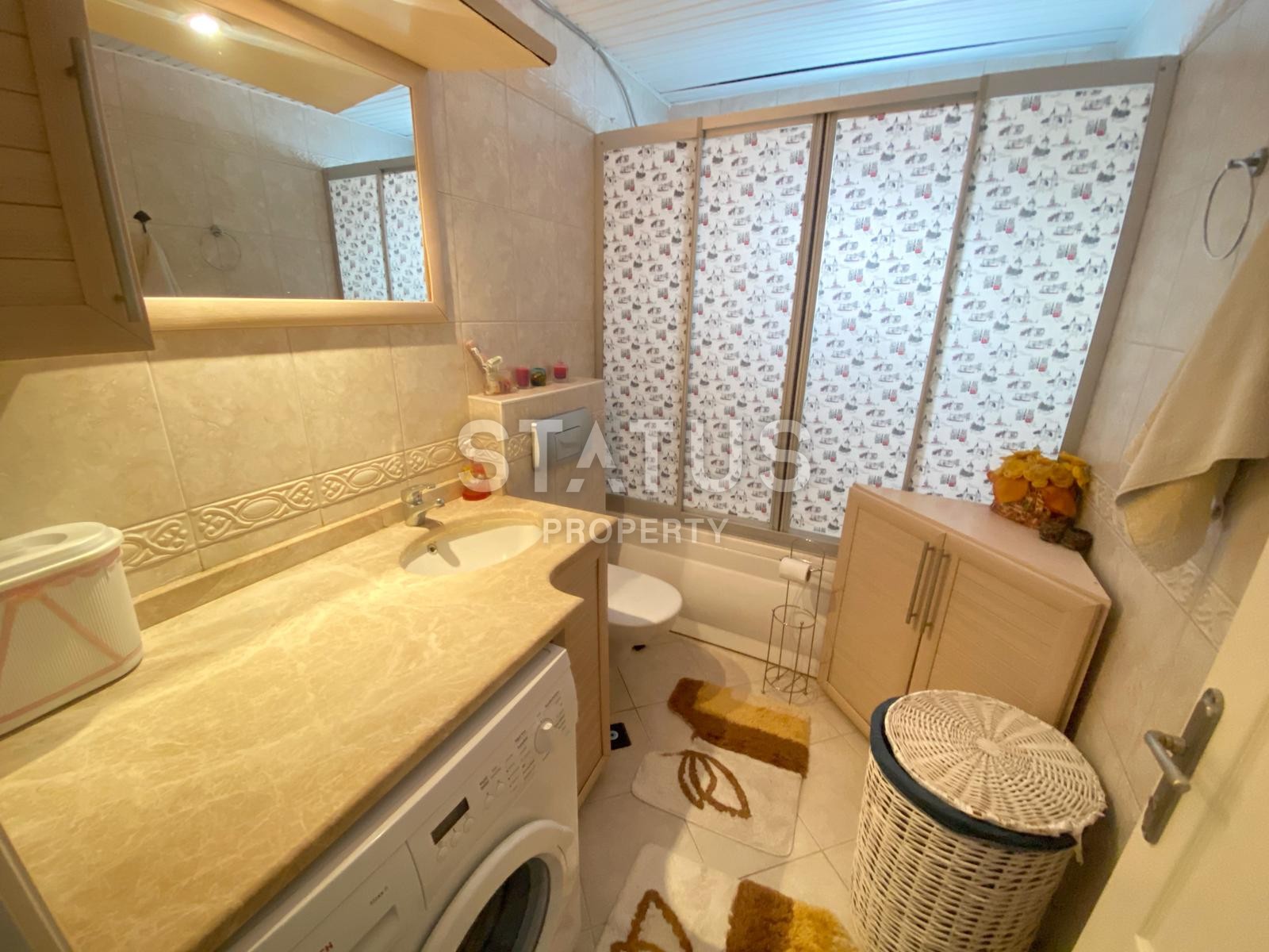 Трехкомнатные апартаменты с видом на море и город в Джикджили, 110м2 фото 17