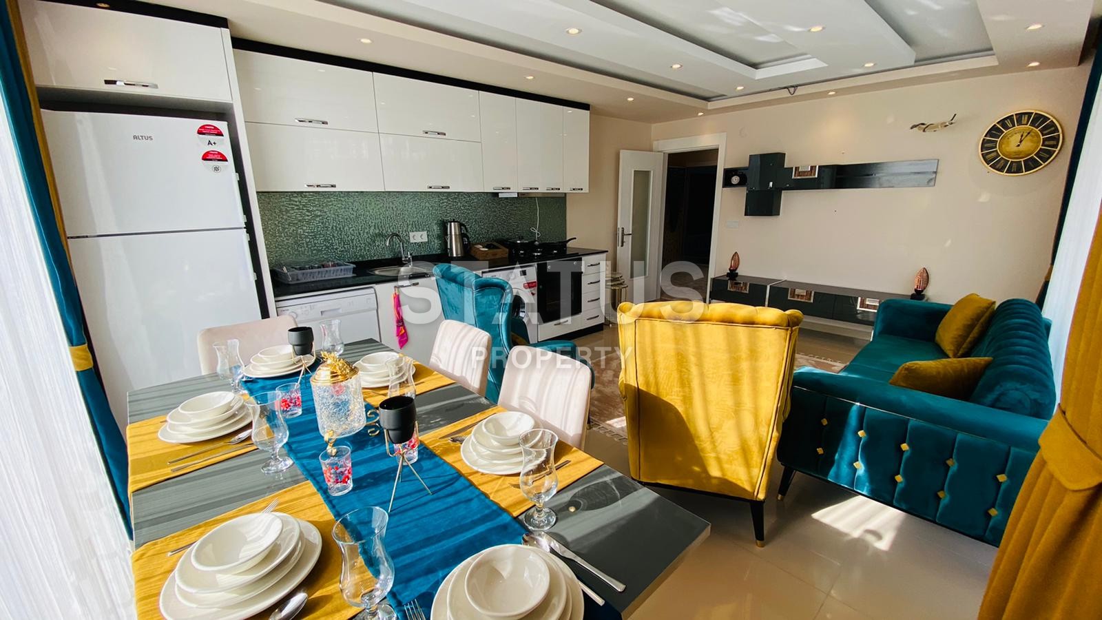 Новая квартира 2+1 с мебелью в Махмутларе, 105 м2 фото 4