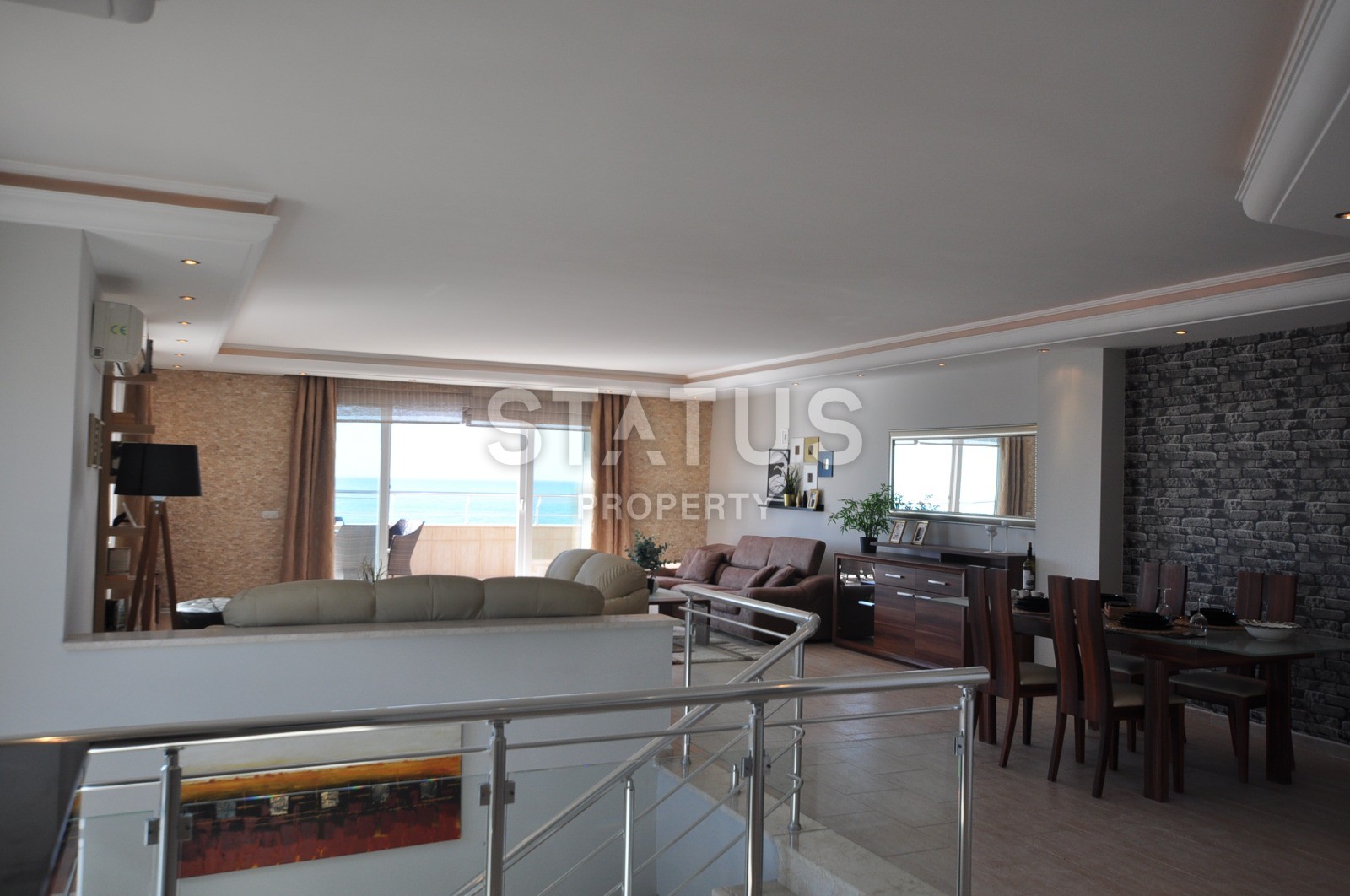 Duplex apartment 3+1 with direct sea views in one of the best complexes in Mahmutlar, 195 m2. фото 13