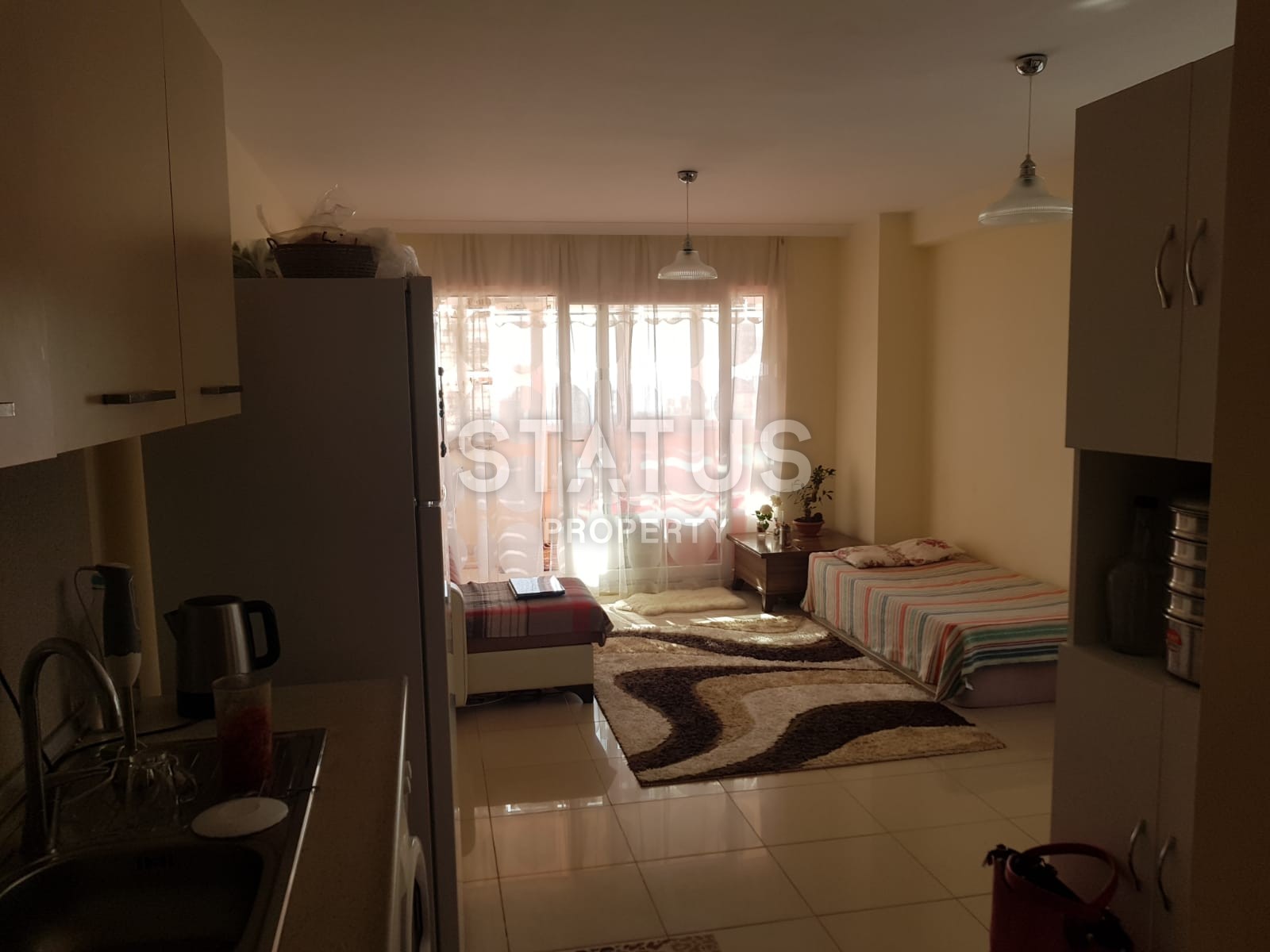 Просторная студия 50 м2 в комплексе с инфраструктурой. Махмутлар, Алания. фото 3