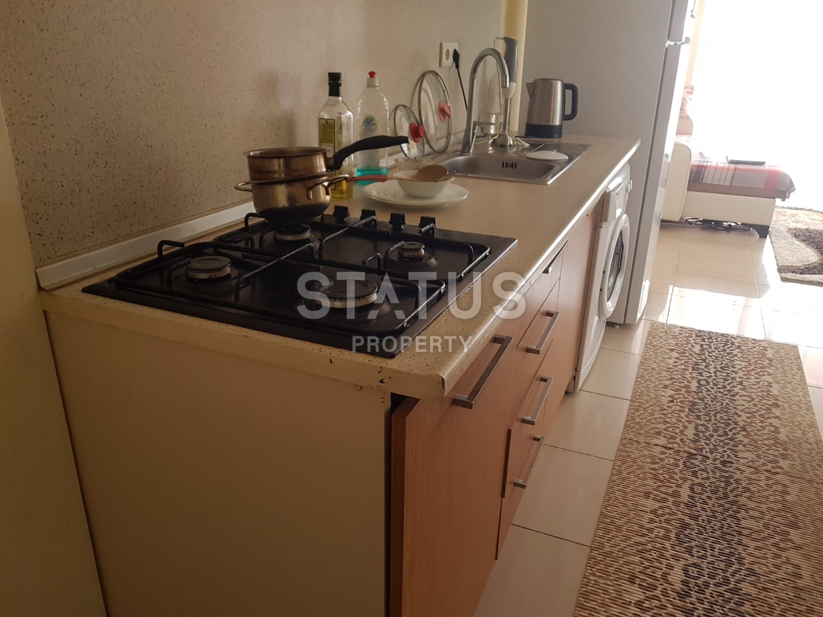 Просторная студия 50 м2 в комплексе с инфраструктурой. Махмутлар, Алания. фото 23