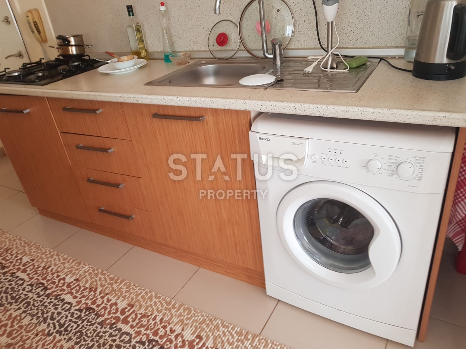 Просторная студия 50 м2 в комплексе с инфраструктурой. Махмутлар, Алания. фото 24