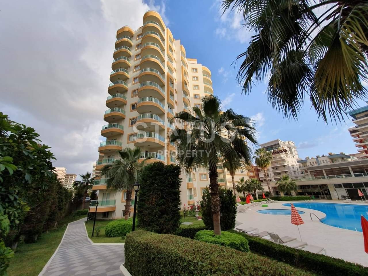 Просторная студия 50 м2 в комплексе с инфраструктурой. Махмутлар, Алания. фото 25