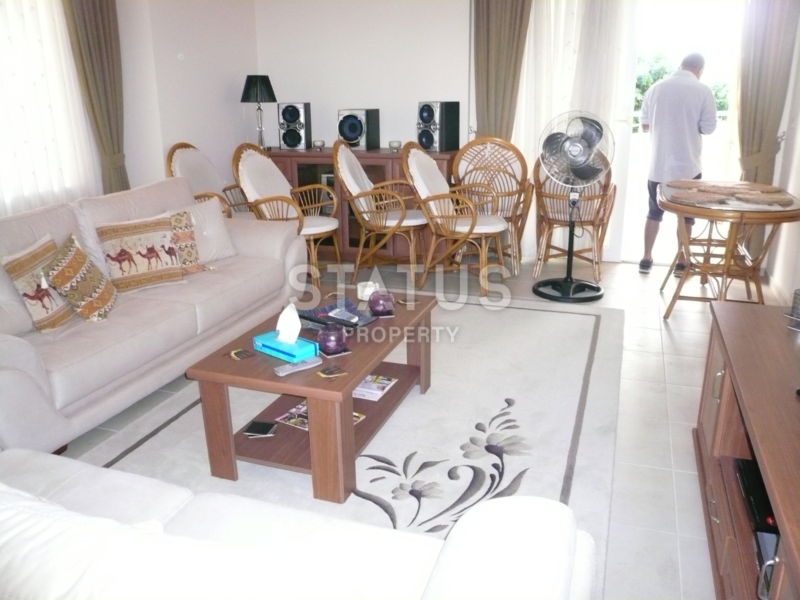 Трехкомнатная квартира в центре Алании с мебелью, 100 м2 фото 20