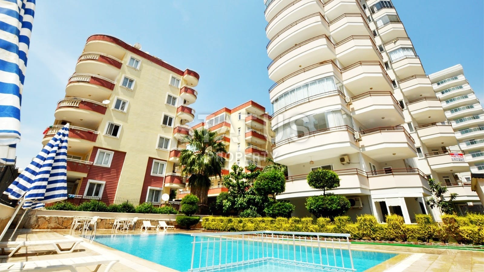 Апартаменты 2+1 с видом на море и крепость, 110 м2. Махмутлар, Алания. фото 3