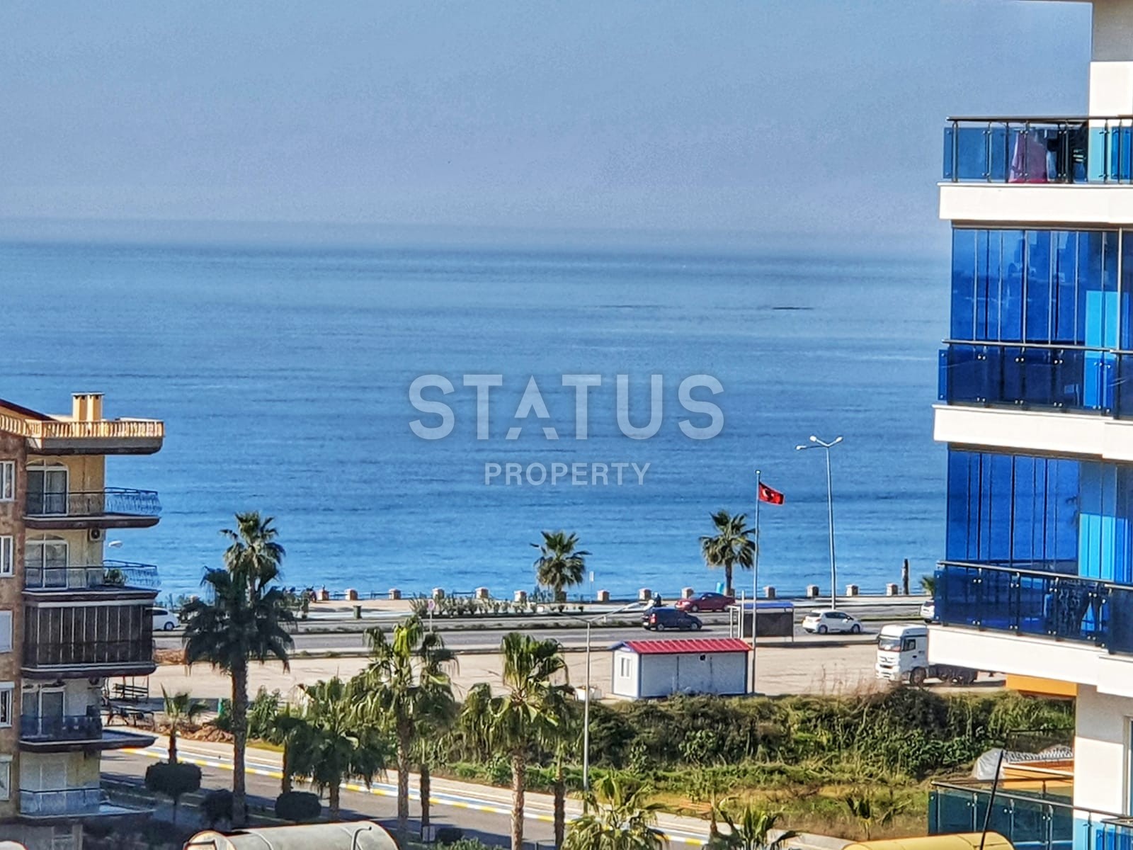 Апартаменты 2+1 с видом на море и крепость, 110 м2. Махмутлар, Алания. фото 18