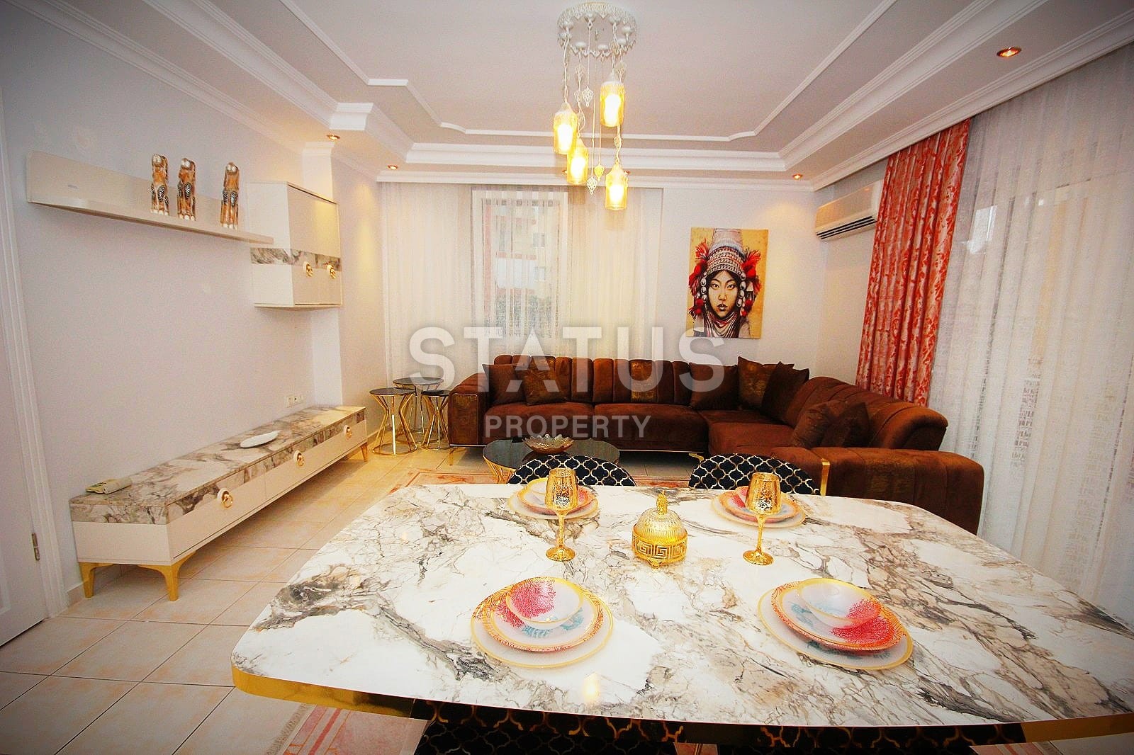 Меблированная квартира 2+1 в Тосмуре. Новая мебель и техника. Супер цена фото 3