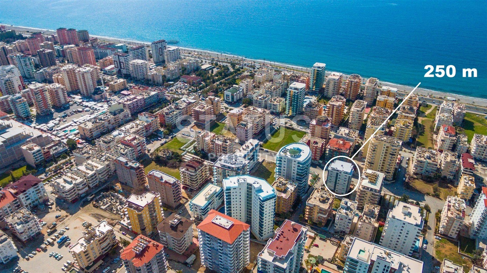 Два пентхауса 3+1135 м2 в центре района Махмутлар, Аланья фото 1