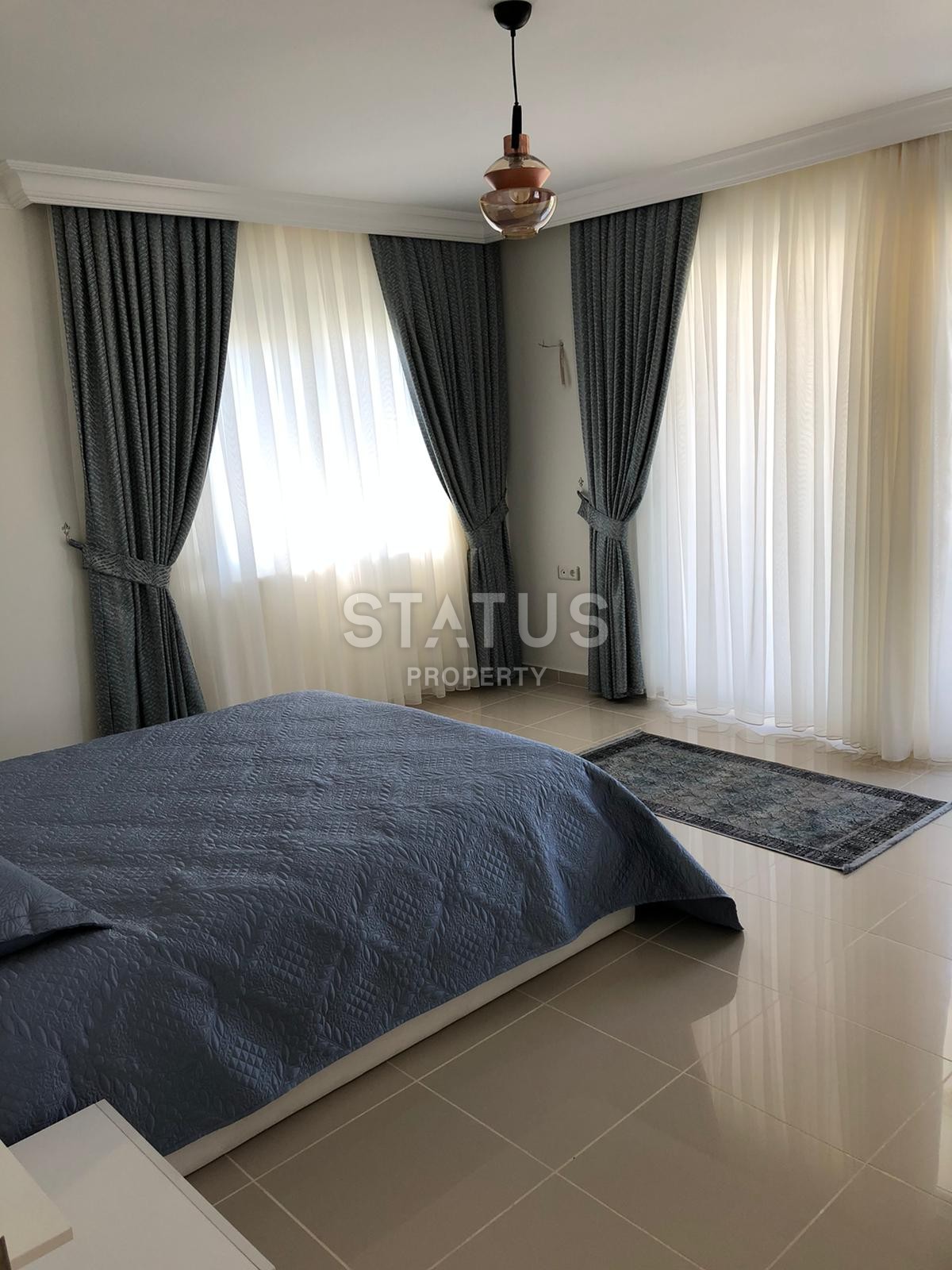 Villa 4+1 with its own territory of 500 m2 in Kargicak. фото 26