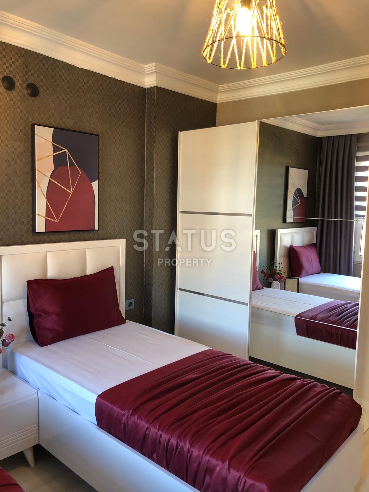 Three-room apartment with furniture in the Oba area, 100 m2 фото 7