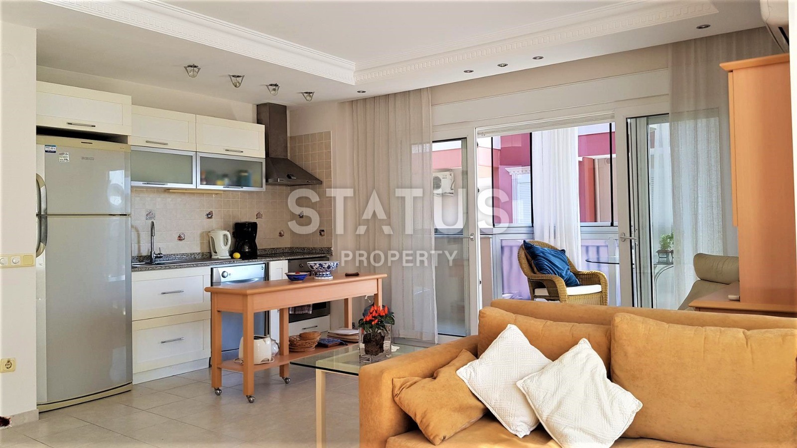 Меблированная квартира планировки 2+1, 100 м2 в районе Оба, Аланья фото 6