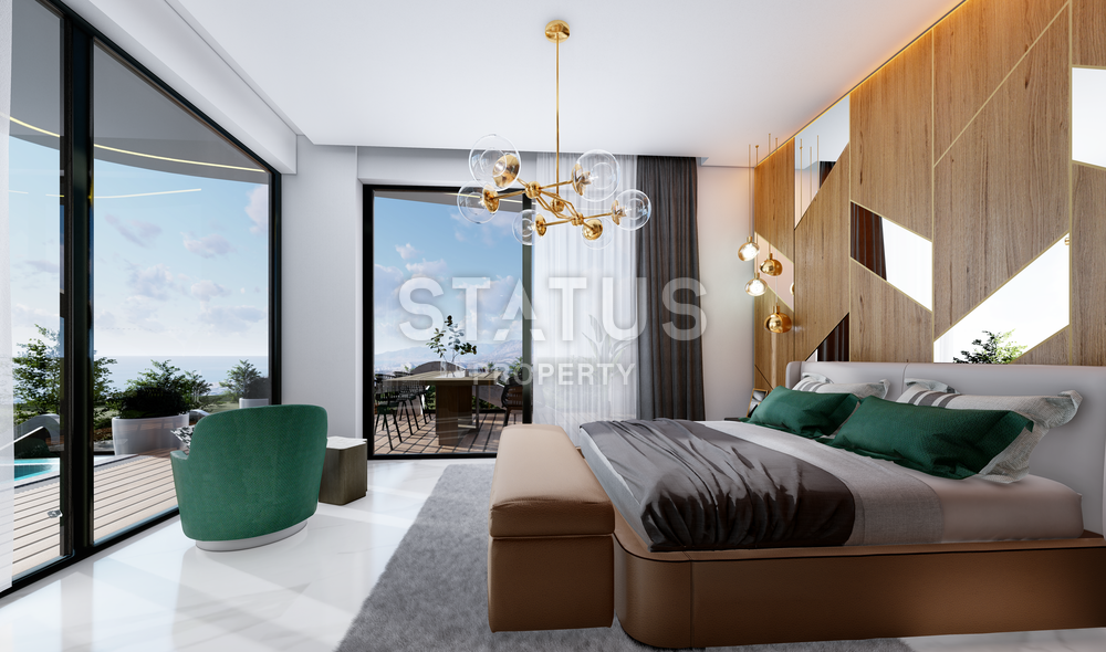 Luxury under construction - 6+1 villa in Kargicak area, 605 m2 фото 11