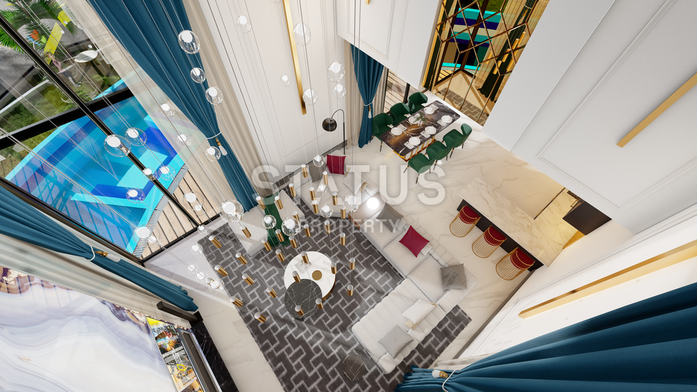 Luxury under construction - 6+1 villa in Kargicak area, 605 m2 фото 15