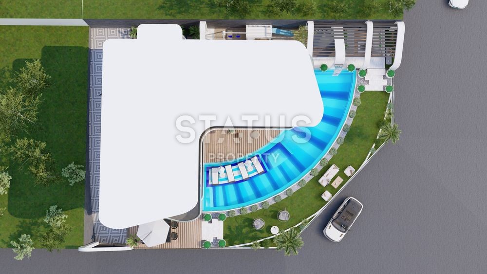 Luxury under construction - 6+1 villa in Kargicak area, 605 m2 фото 25