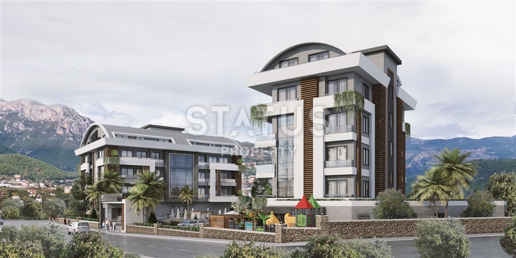 Apartments of different layouts in a complex under construction from 99m2. Both, Alanya.+commerce фото 5