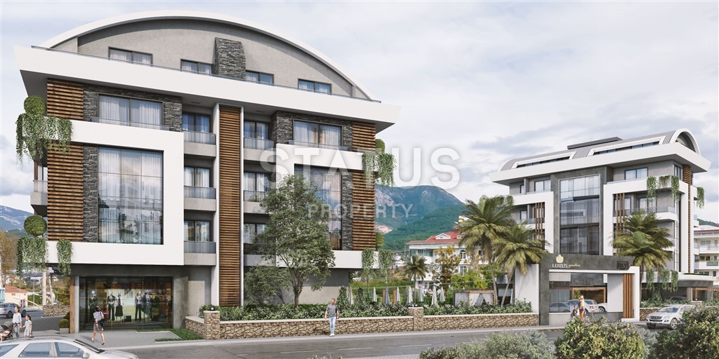 Apartments of different layouts in a complex under construction from 99m2. Both, Alanya.+commerce фото 7