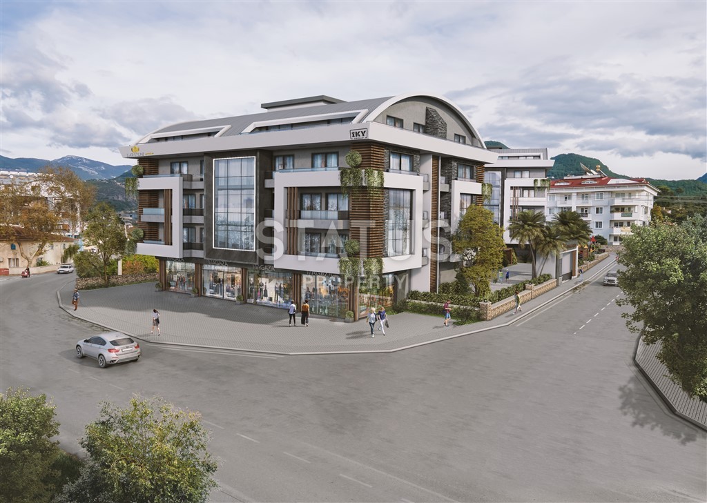 Apartments of different layouts in a complex under construction from 99m2. Both, Alanya.+commerce фото 8