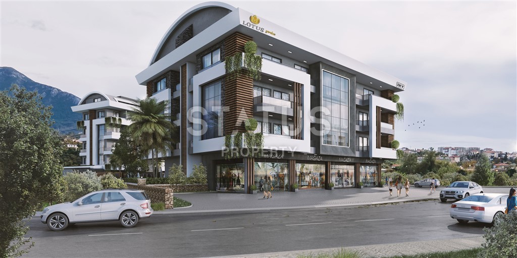 Apartments of different layouts in a complex under construction from 99m2. Both, Alanya.+commerce фото 10