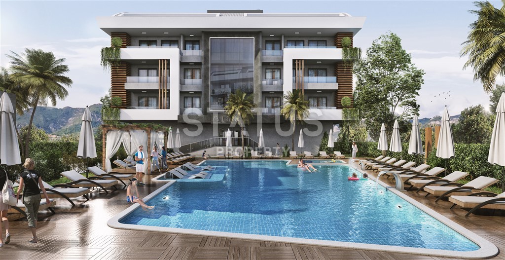 Apartments of different layouts in a complex under construction from 99m2. Both, Alanya.+commerce фото 11