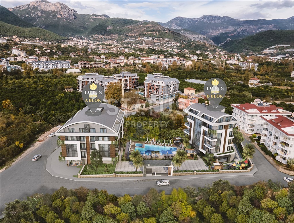 Apartments of different layouts in a complex under construction from 99m2. Both, Alanya.+commerce фото 12