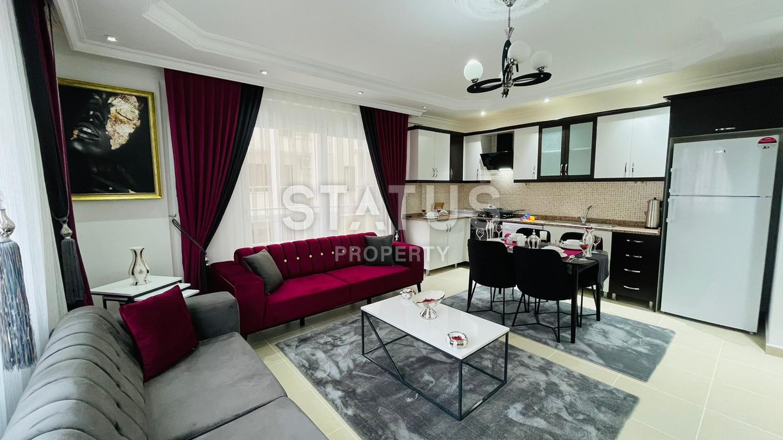 Трехкомнатная квартира в 120 метрах от моря в Махмутларе фото 14