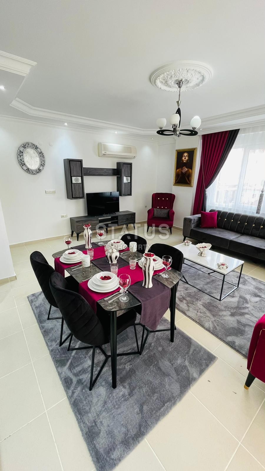 Трехкомнатная квартира в 120 метрах от моря в Махмутларе фото 16