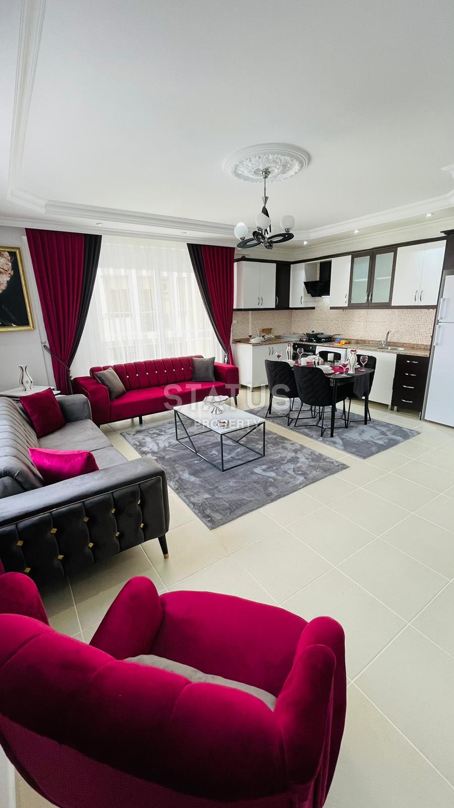 Трехкомнатная квартира в 120 метрах от моря в Махмутларе фото 30