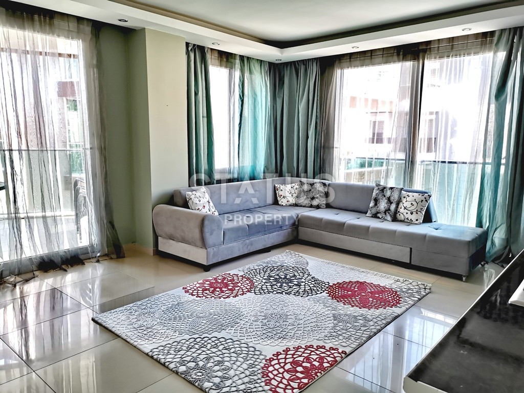 Квартира 1+1 в комплексе с бассейном и собственной набережной, 80 м2. Тосмур, Алания. фото 13