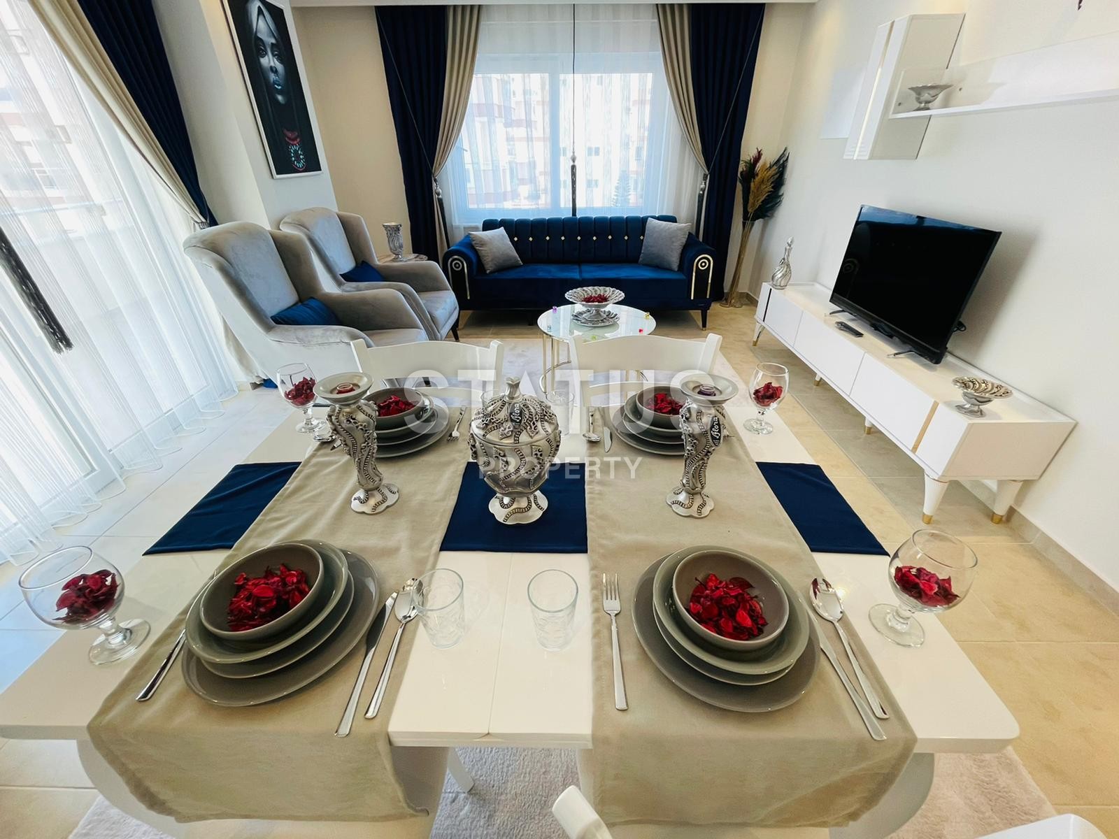 Просторная квартира 2+1 с мебелью, 115 м2. Махмутлар, Алания. фото 3