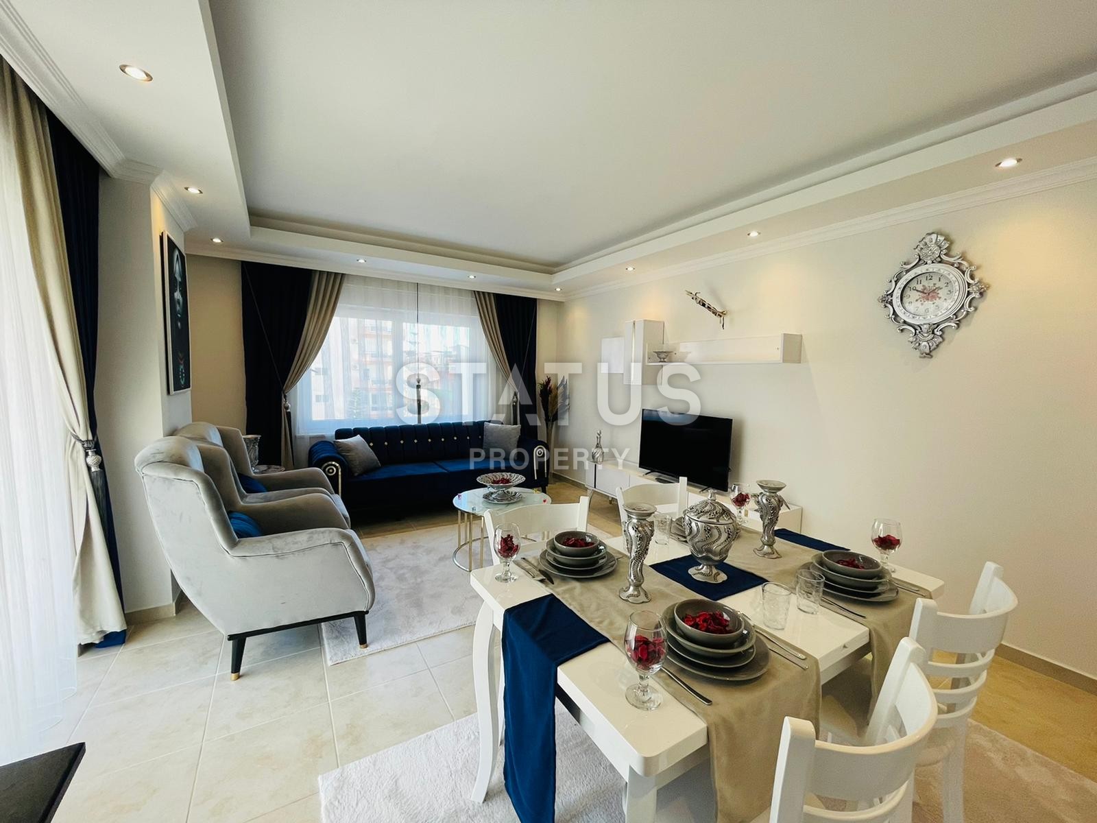 Просторная квартира 2+1 с мебелью, 115 м2. Махмутлар, Алания. фото 5