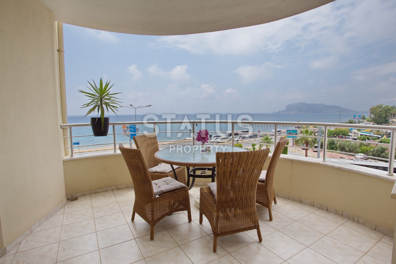 Хорошая квартира планировки 2+1, 105 м2 с видом на море в районе Тосмур, Аланья фото 5