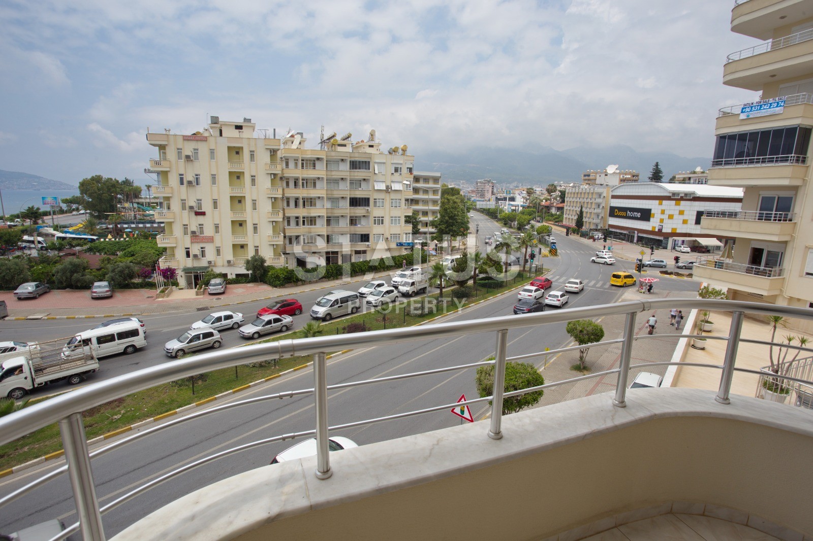 Хорошая квартира планировки 2+1, 105 м2 с видом на море в районе Тосмур, Аланья фото 7