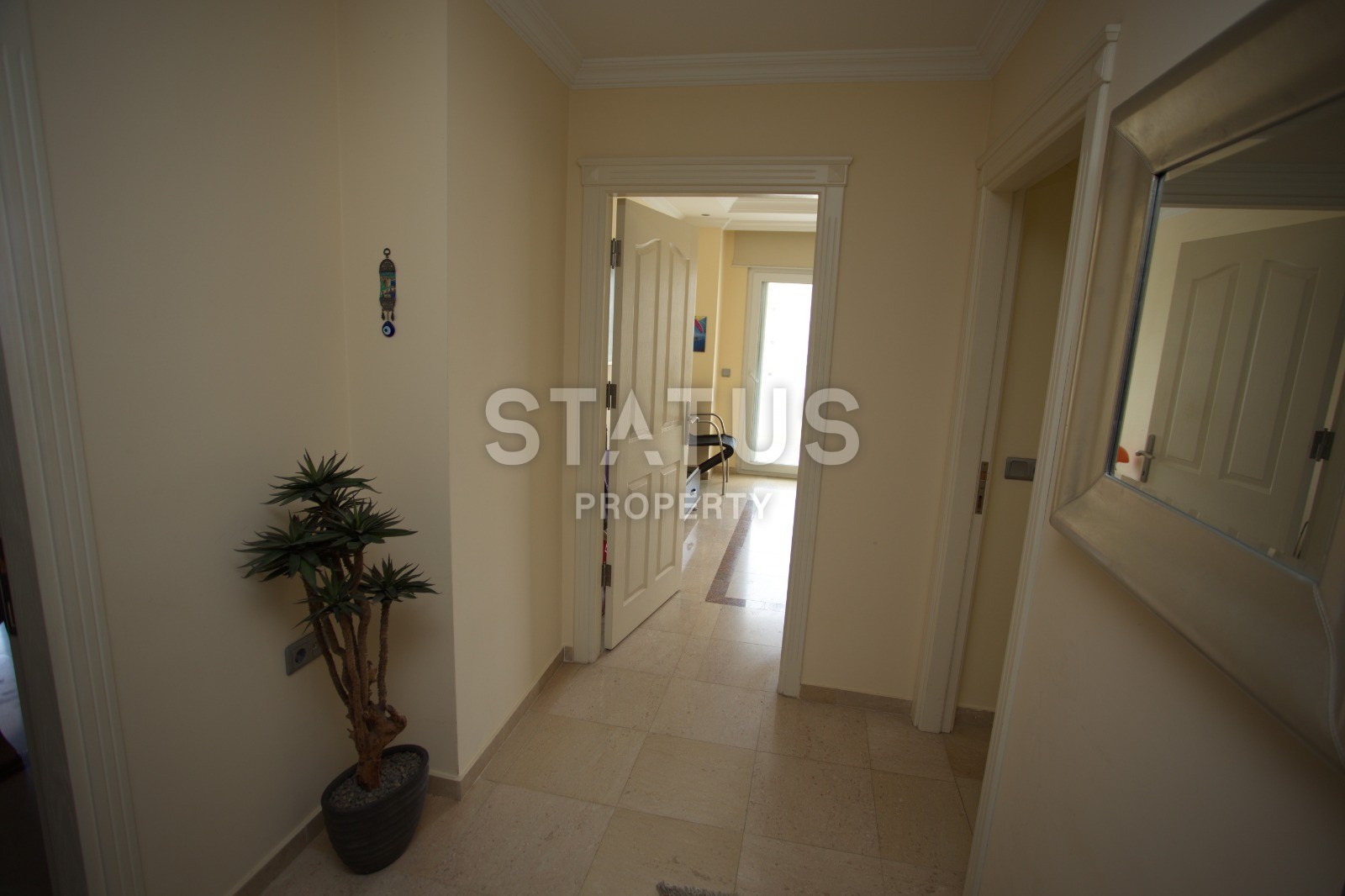 Хорошая квартира планировки 2+1, 105 м2 с видом на море в районе Тосмур, Аланья фото 11