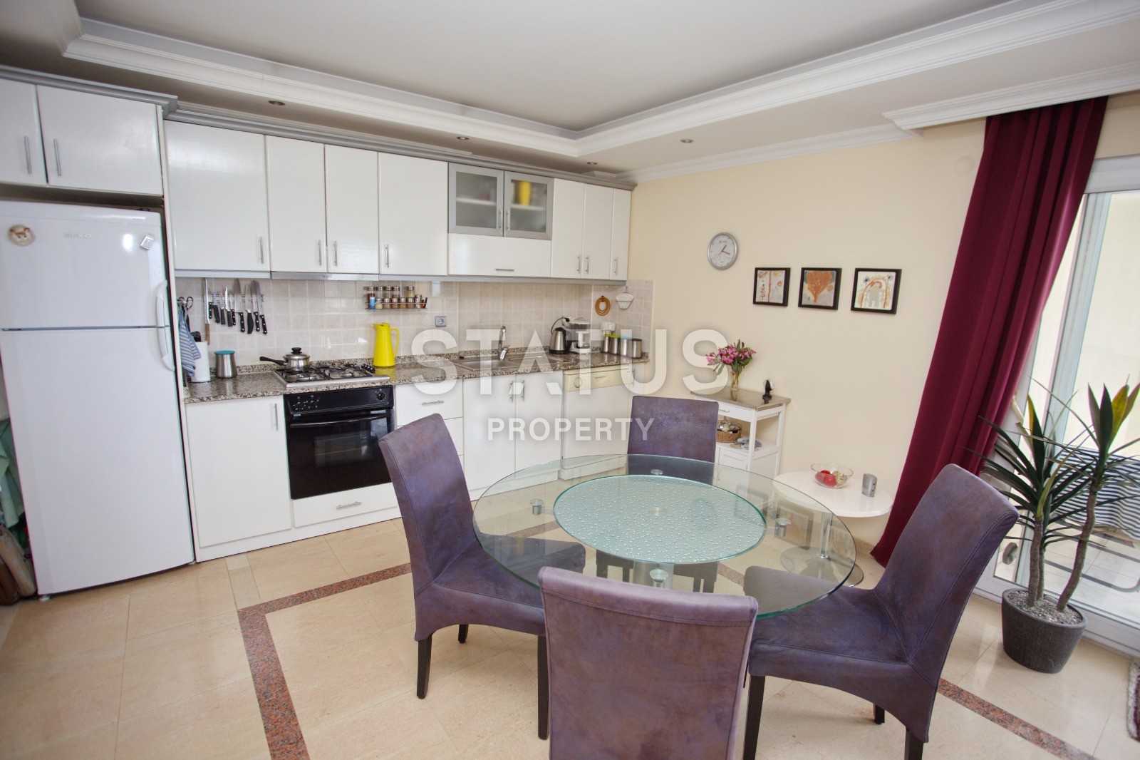 Хорошая квартира планировки 2+1, 105 м2 с видом на море в районе Тосмур, Аланья фото 16