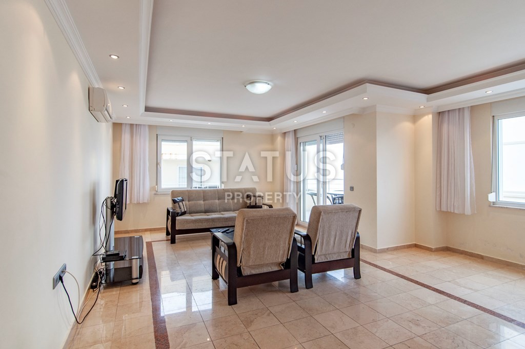 Вид на море! Первая линия! Престижный район Тосмур! Большая квартира за малые деньги! 120 кв.м. фото 8