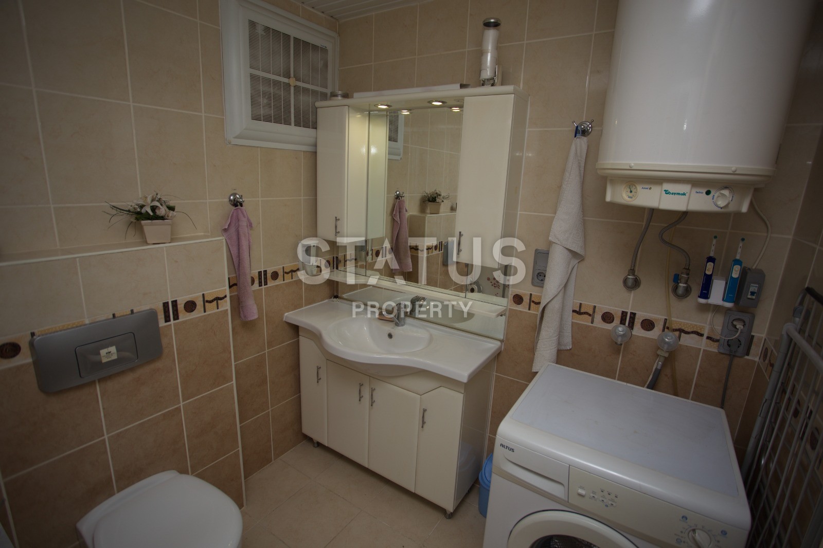 Хорошая квартира планировки 2+1, 105 м2 с видом на море в районе Тосмур, Аланья фото 21