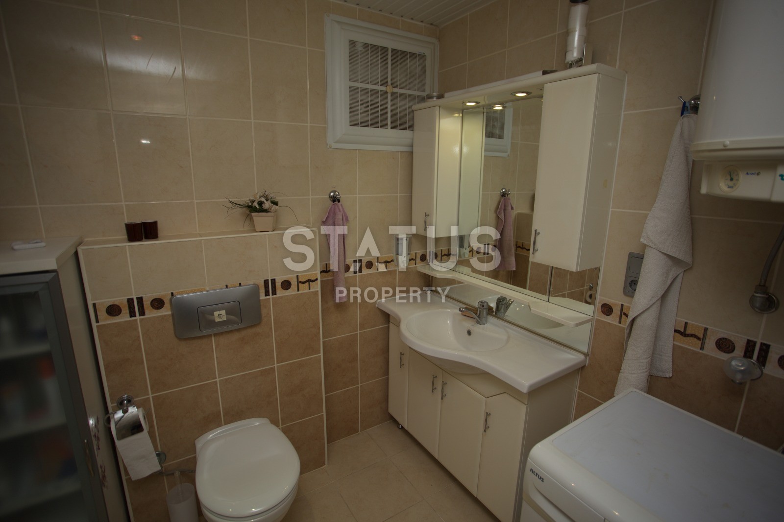 Хорошая квартира планировки 2+1, 105 м2 с видом на море в районе Тосмур, Аланья фото 25