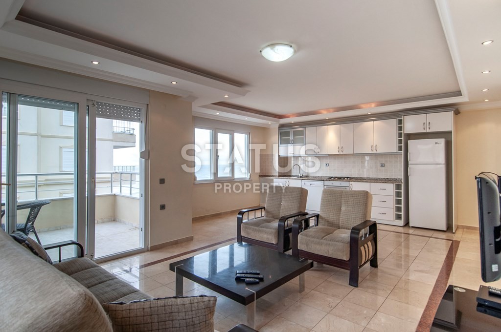 Вид на море! Первая линия! Престижный район Тосмур! Большая квартира за малые деньги! 120 кв.м. фото 13