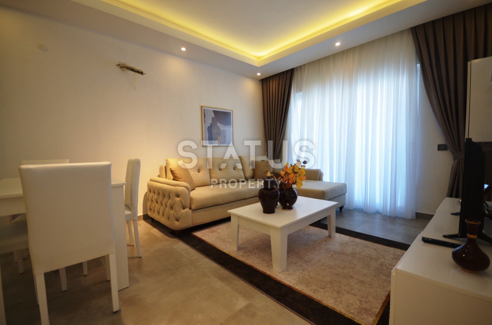 Новая квартира 1+1 с мебелью, 57 м2 фото 2