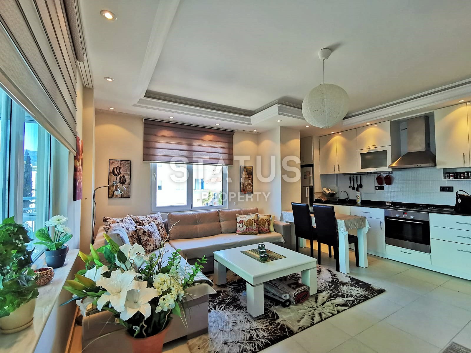 Уютная двухкомнатная квартира с мебелью, 60 м2 фото 8