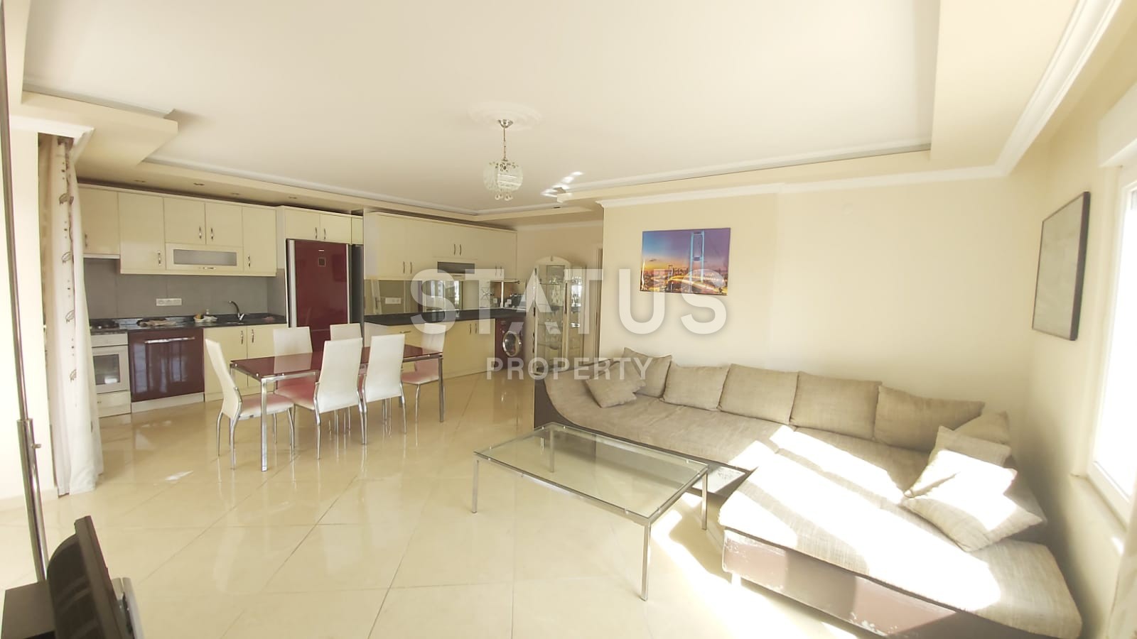 Меблированная просторная трехкомнатная квартира, 125м2 фото 1