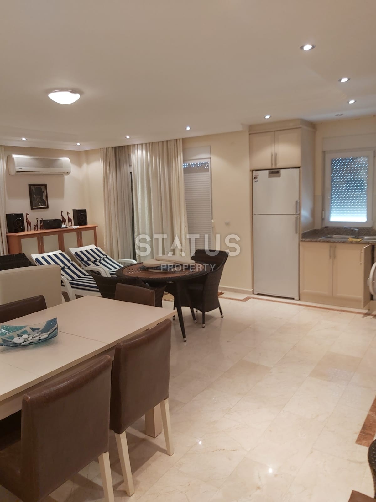 Меблированная трёхкомнатная квартира, 110м2 в районе Оба. фото 4