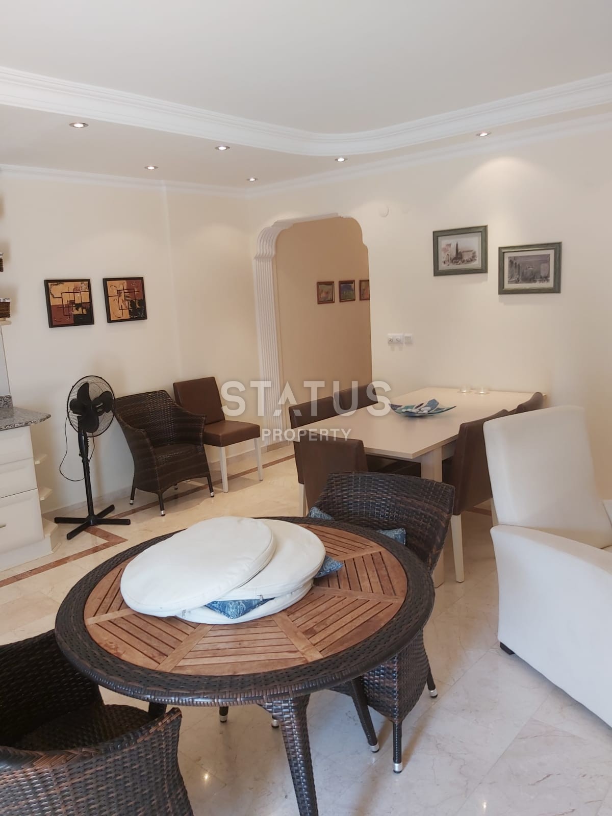 Меблированная трёхкомнатная квартира, 110м2 в районе Оба. фото 18