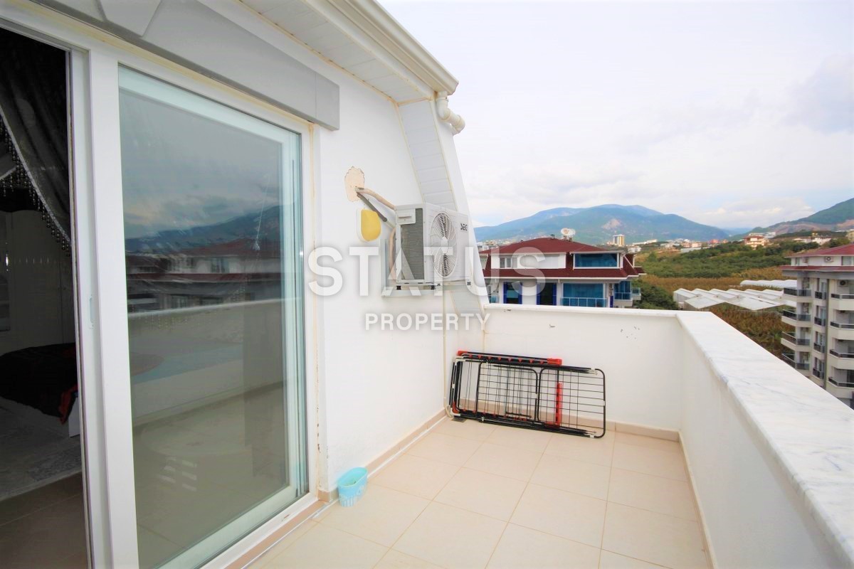 Меблированный дуплекс 2+1 с видом на море и горы в районе Кестель, 165 м2. фото 18