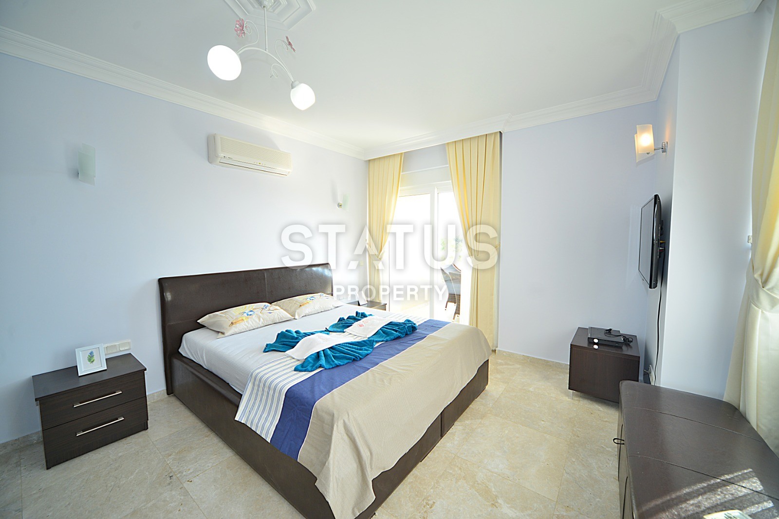 Вилла 3+1 с отдельной территорией и бассейном по хорошей цене. Центр, Алания. фото 4